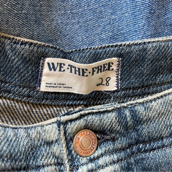 We The Free Osaka Relaxed Short in Spearmint Faded Denim - Size 28 - Picture 6 of 8